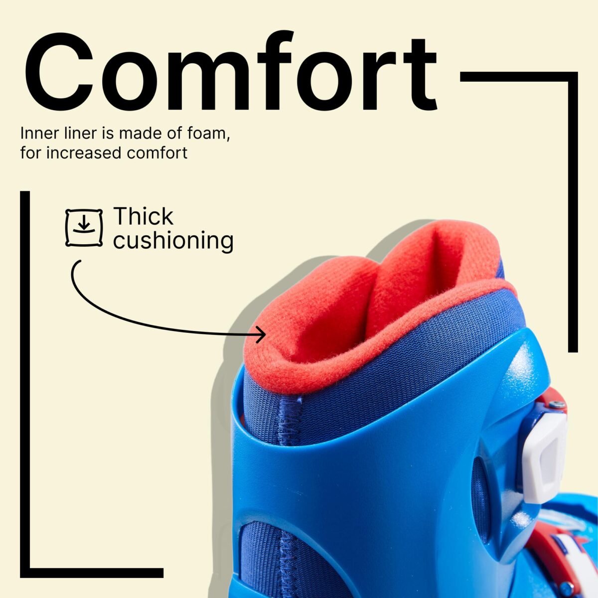 Kids Skating Shoes Inline Play 3 Blue - Image 4