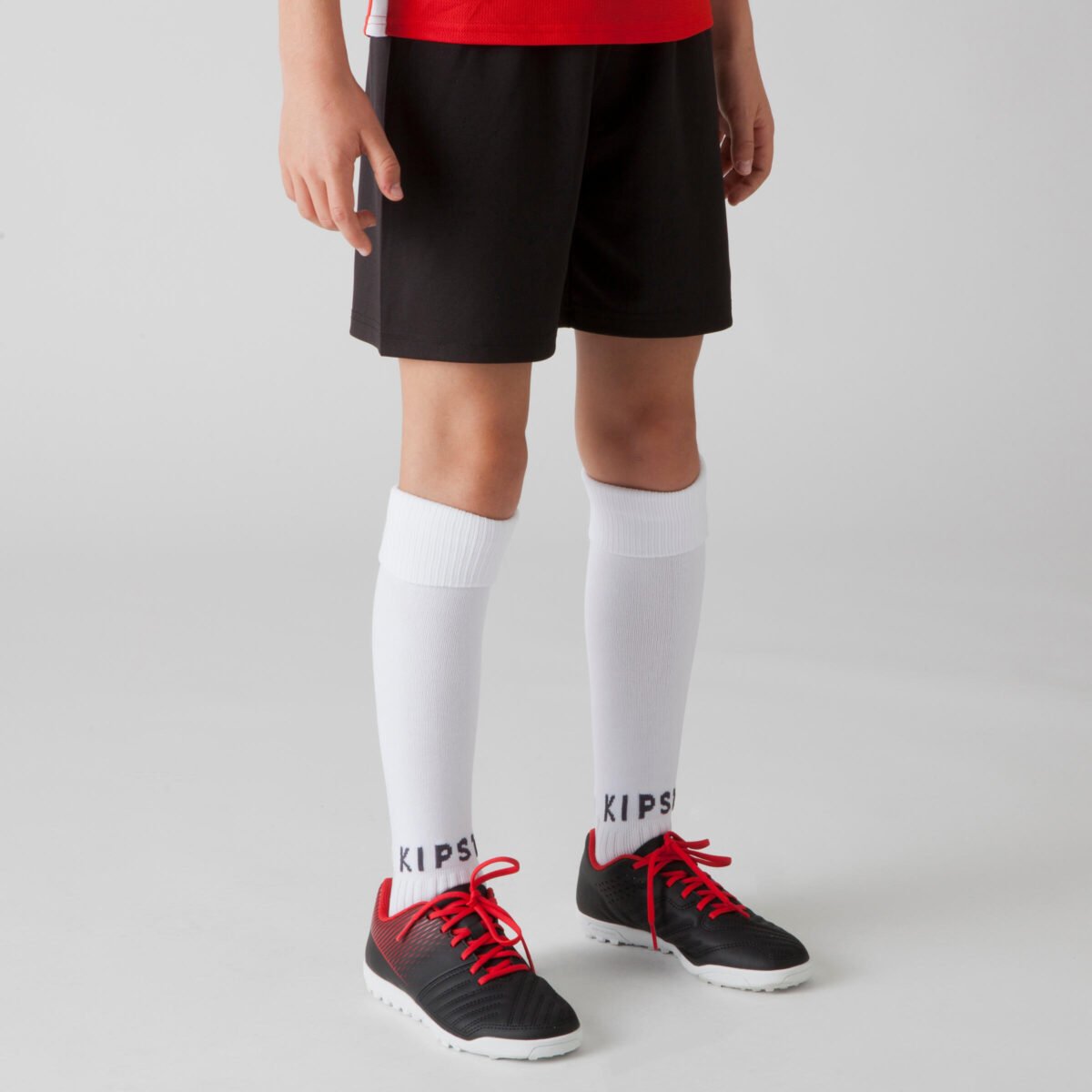 Kids Football Shorts F100 - Black - Image 3
