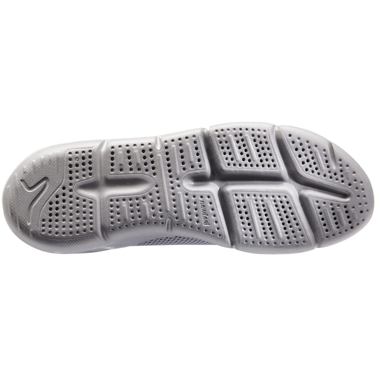 Men Walking Shoes - Breathable Mesh, Lightweight, Flex-H Grooves PW 100 - Grey - Image 6