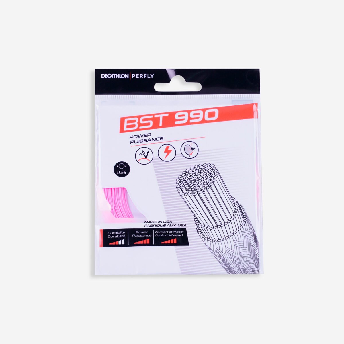 Badminton Racket String BST 990 Black - Image 2