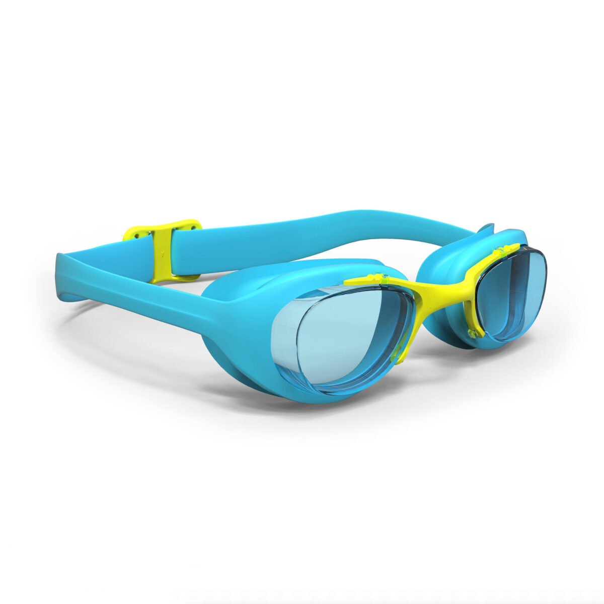 Kids Swimming Goggles UV Protection Anti Fogging Clear Lenses Xbase Blue Yellow - Image 2