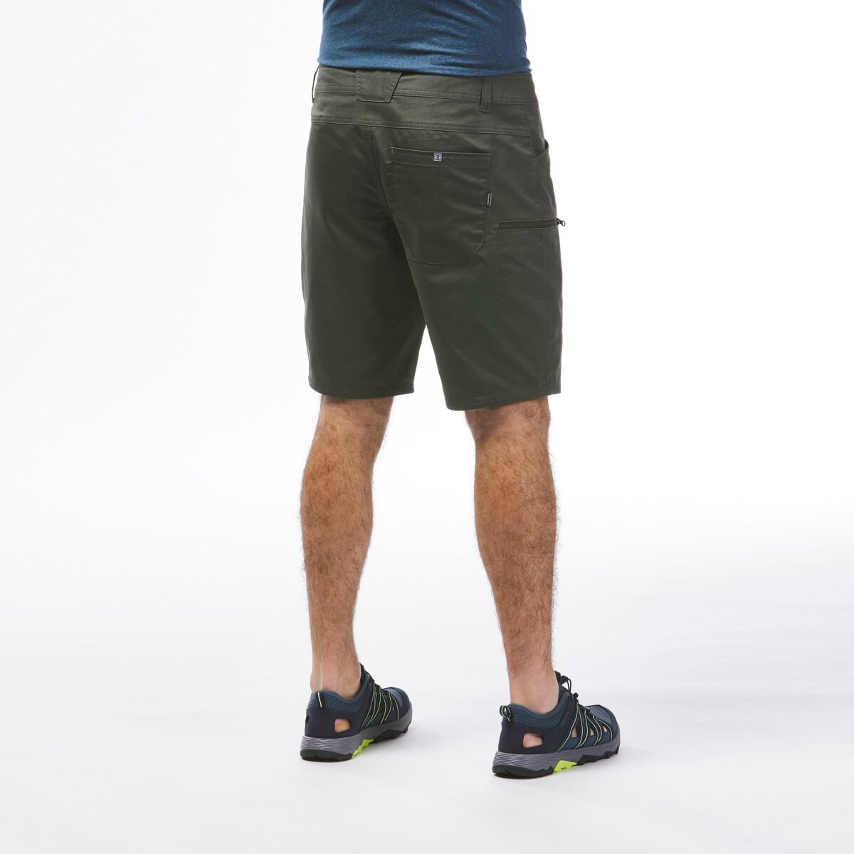 Men Light Cargo Shorts Dark Olive - NH500 - Image 3