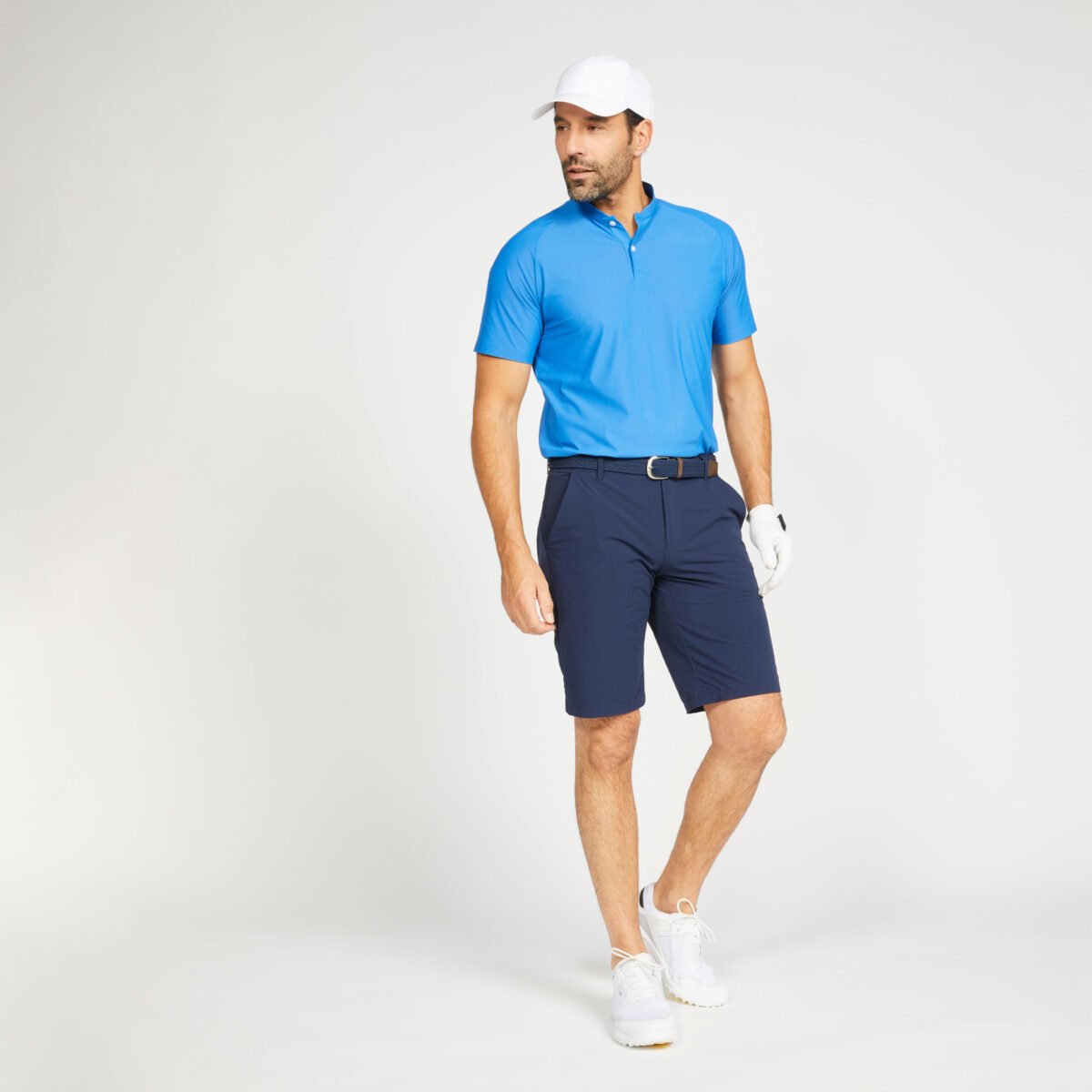 Men Golf Polo T-Shirt 900 Blue - Image 2