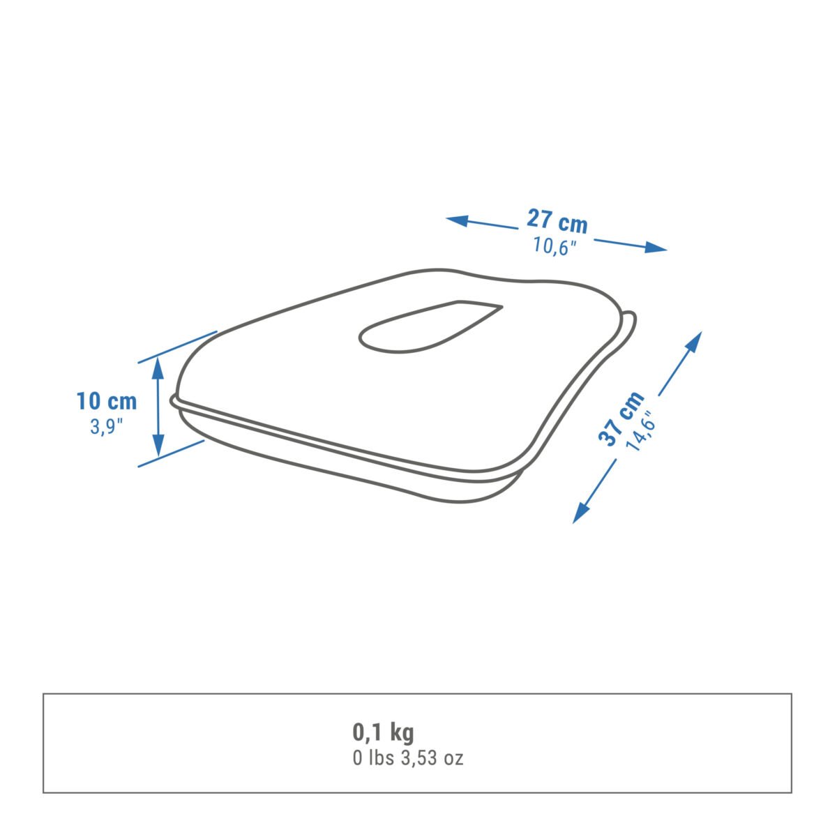 INFLATABLE CAMPING PILLOW - AIR BASIC - Image 2