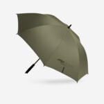 Waterproof Umbrella Medium Size 123cm Coverage UV Protection Auto Open - Khakhi