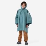 Kids' Hiking Rain Poncho 7-15 Years MH100 - Green