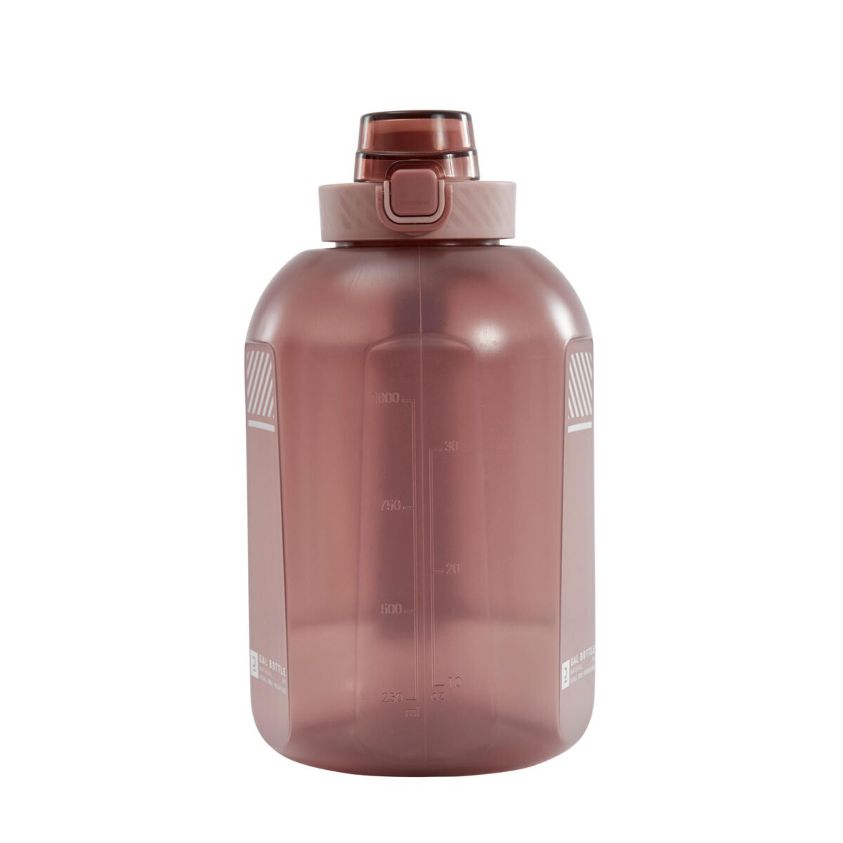 Bodybuilding Gallon Bottle 1.3L, Leak-Proof Cap Pink - Image 2