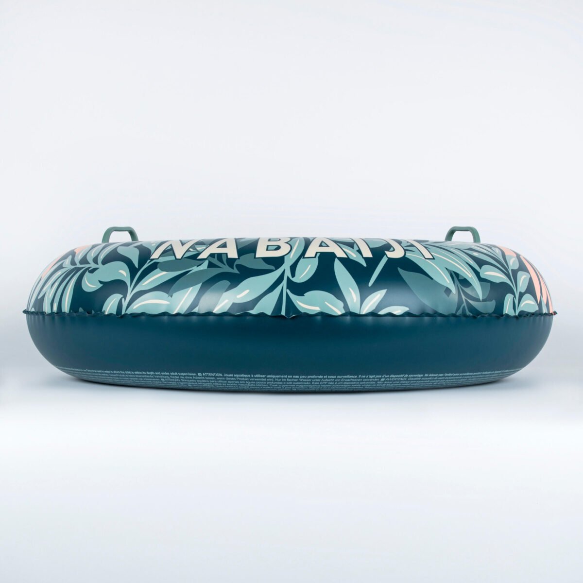 Inflatable printed pool ring with comfort grips Large 92 cm - Image 4