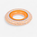 Inflatable Pool Ring 51 cm Printed Green Durable & Fun Poil Rainbow