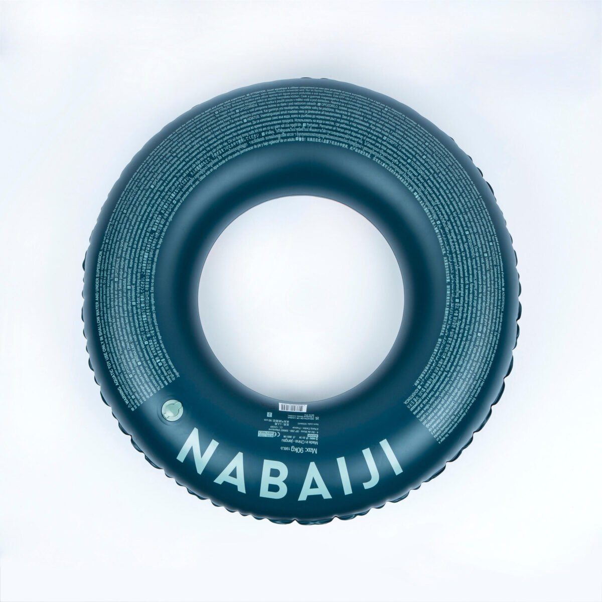 Inflatable printed pool ring with comfort grips Large 92 cm - Image 2