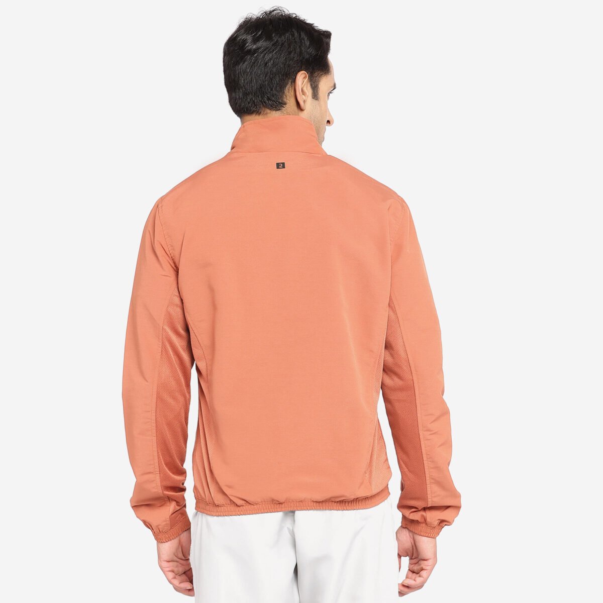 Men Fitness Tracksuit Jacket with Moisture Management FJA 100 - Sepia Brown - Image 5