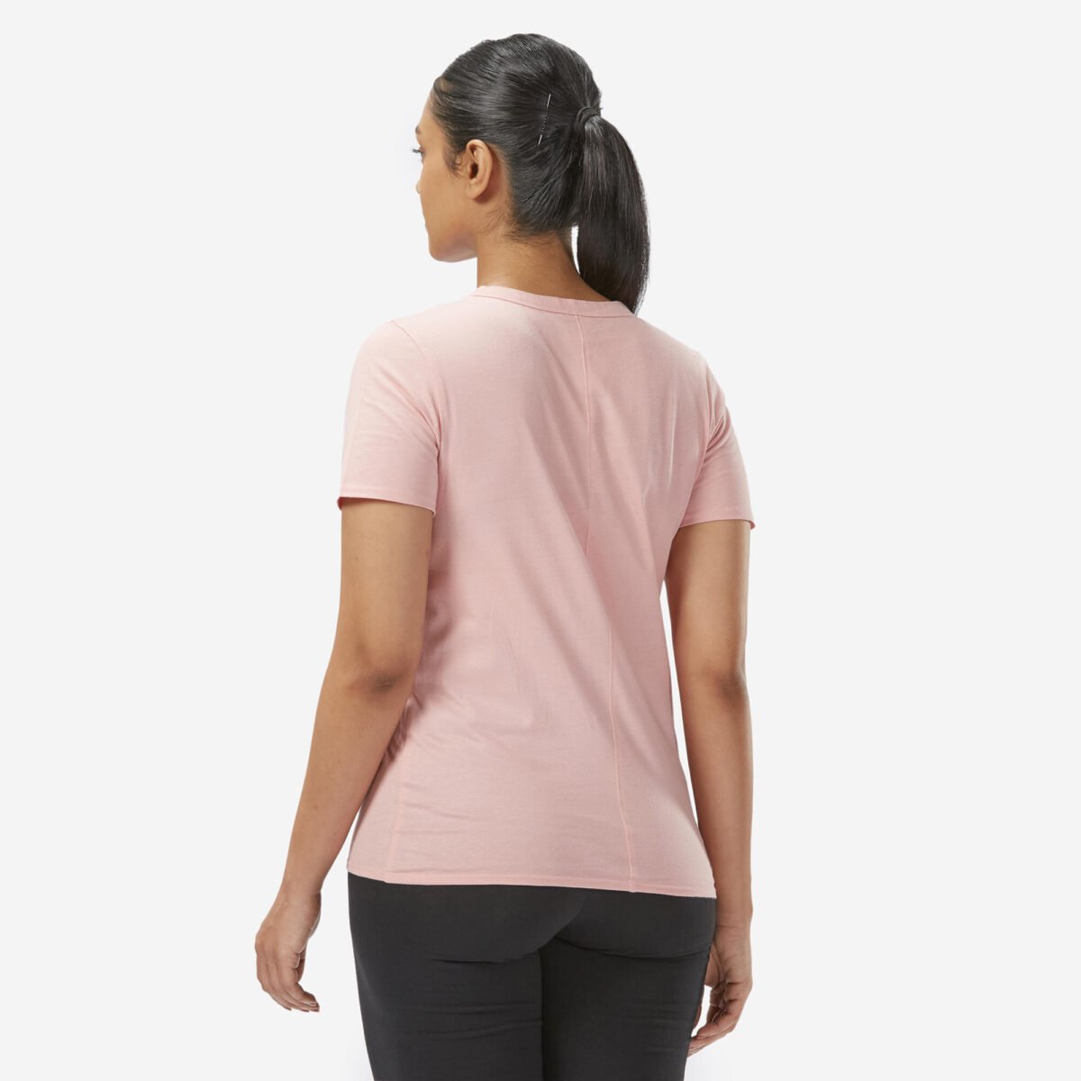 Short Sleeves Regular Fit Women's T-Shirt 100- Sweet Pink - Image 4