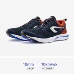 Men Running Shoes Comfort Fit, Upto 10km/week, Run Active - Blue and Brown