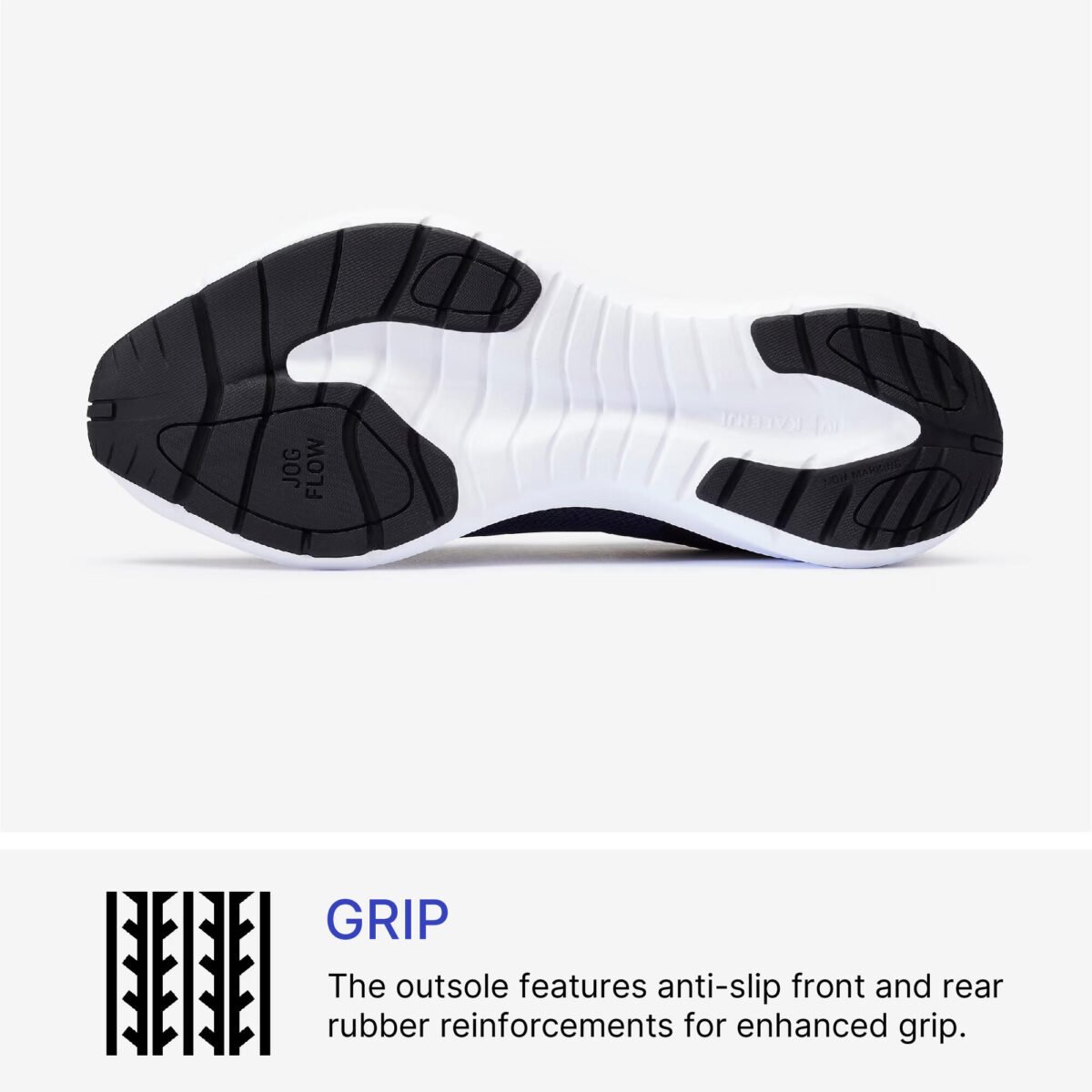 Men Running Shoes Superior Grip Cushioned Upto 10km/week, Jogflow100 -Sage Green - Image 4