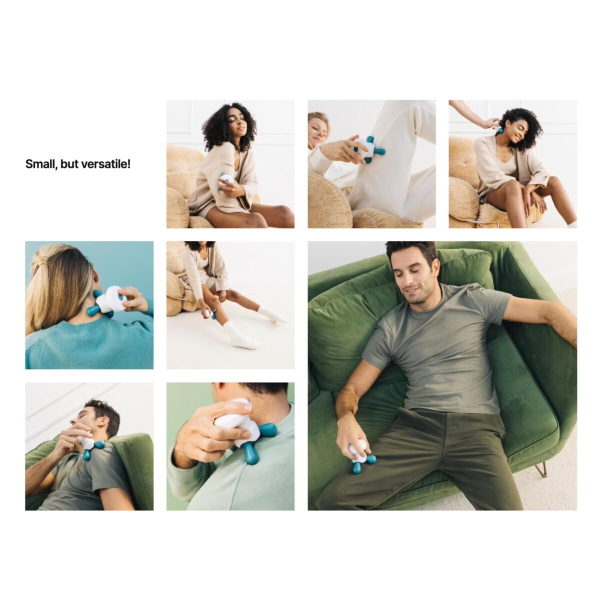 Electronic Vibrating Massager MH500 - Battery Powered, Rechargeable, USB Input - Image 4