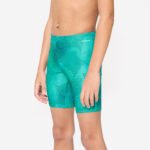 Boys' Swimming Jammer 100 Basic Comfortable & Quick-Dry Green