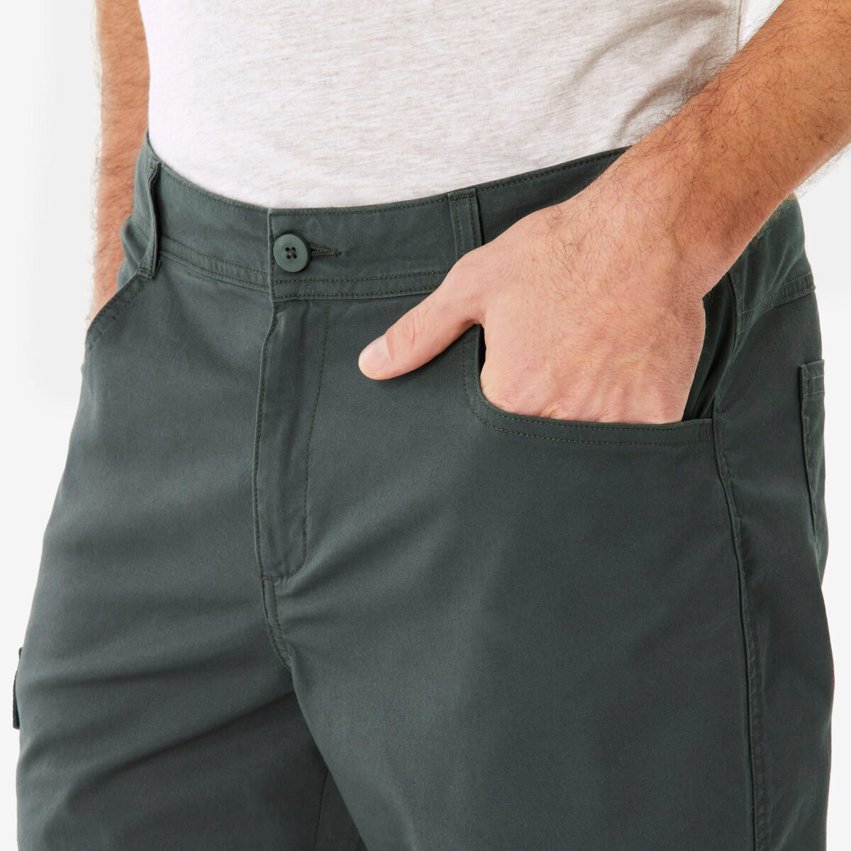 Men’s Hiking Cargo Trousers NH100 - Image 4