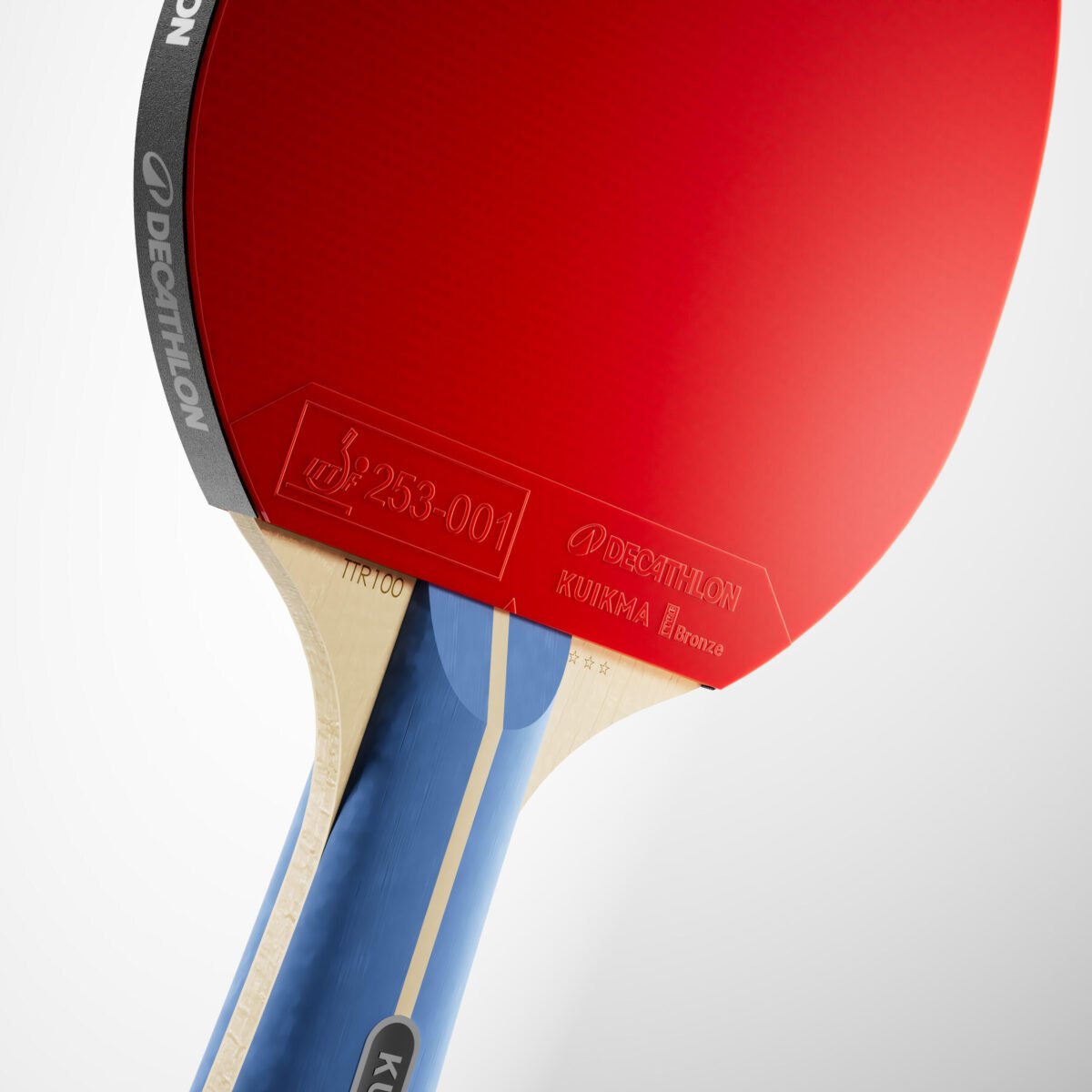 Set of 2 Bats TTR 100 Versatile ITTF School + Balls - Image 3