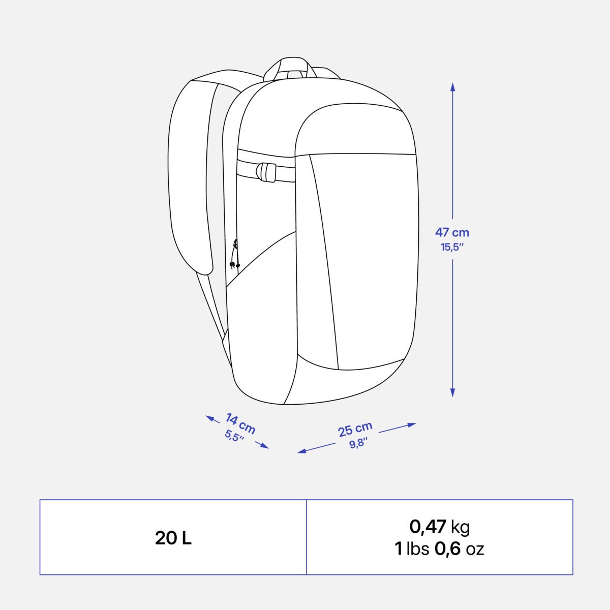 Hiking Backpack - NH100 Arpenaz 20 L - Image 3