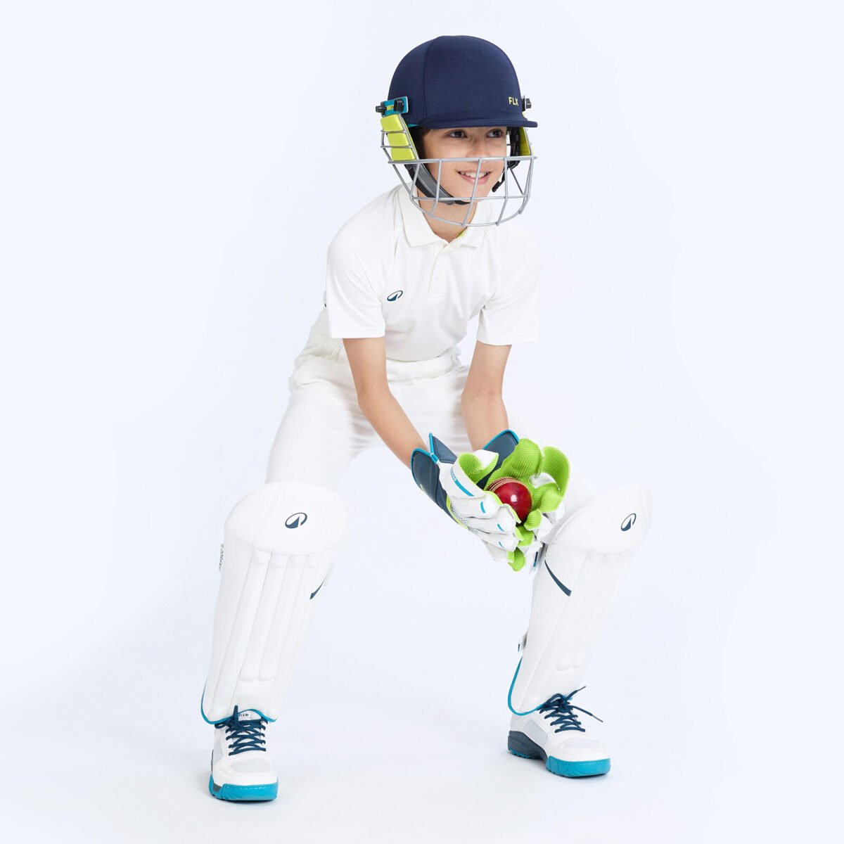 Kids Cricket Trousers CTS500 - White - Image 2
