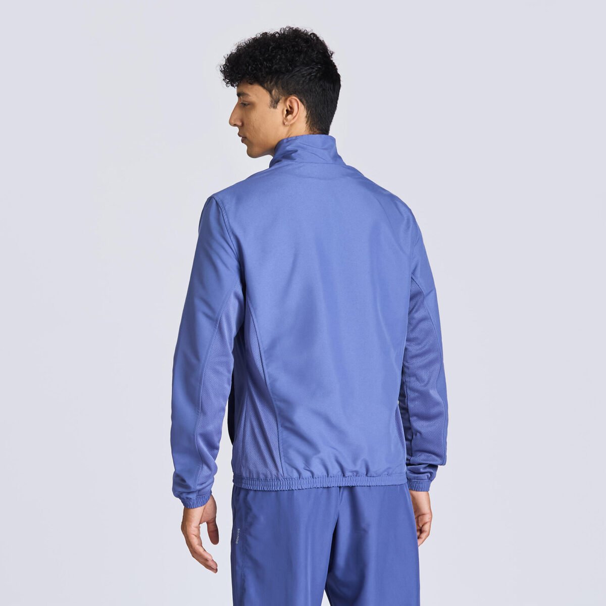 Men Fitness Tracksuit Jacket with Moisture Management FJA 100 - Comet Blue - Image 5