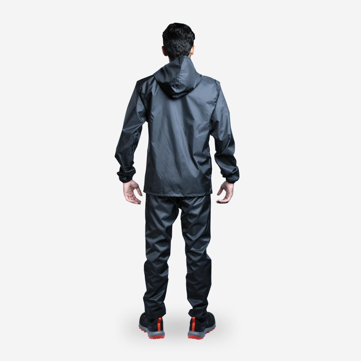 Rain Jacket & Pant Set - Men Black - Image 6