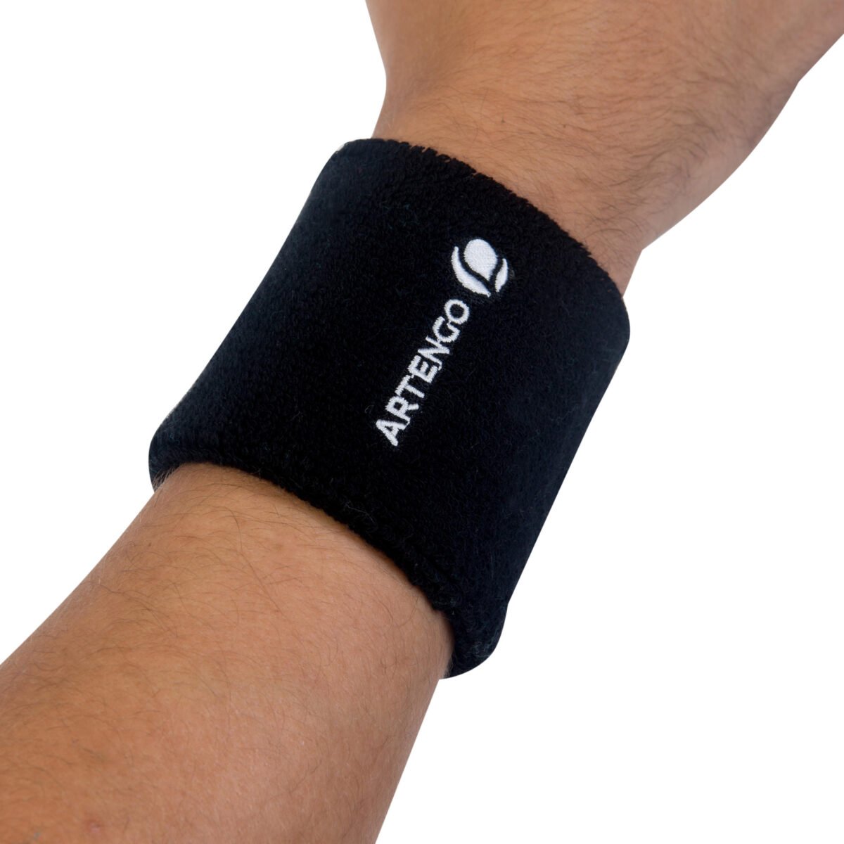 Tennis Wristband TP 100 Black - Image 4