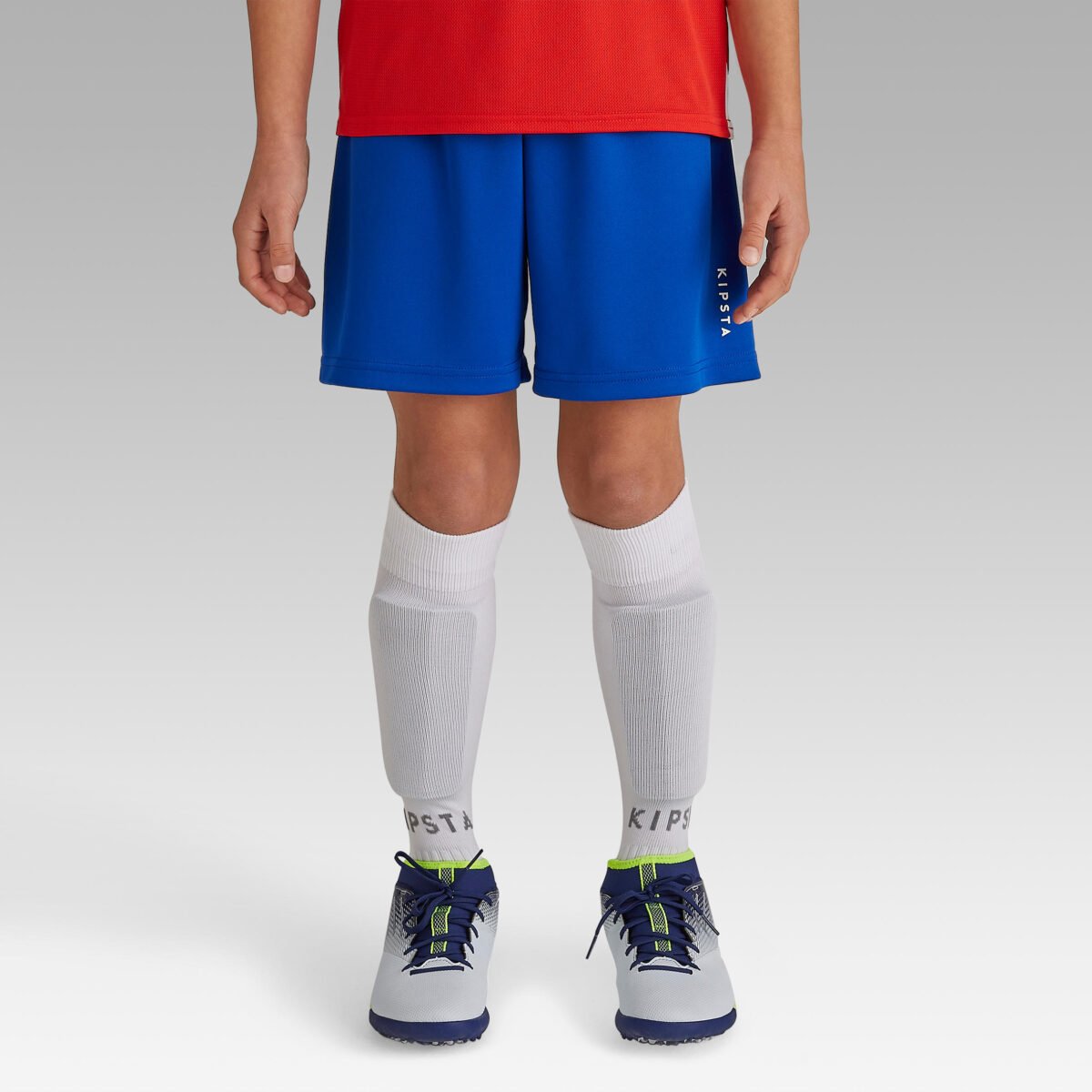 Kids Football Shorts F100 - Blue - Image 6
