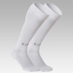 KIds Football Socks F100 Indigo White