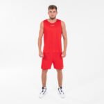 Men Basketball Sleeveless Jersey T100 Red