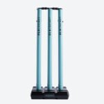 Plastic Cricket Stump Set Lightweight & Durable Lime Blue