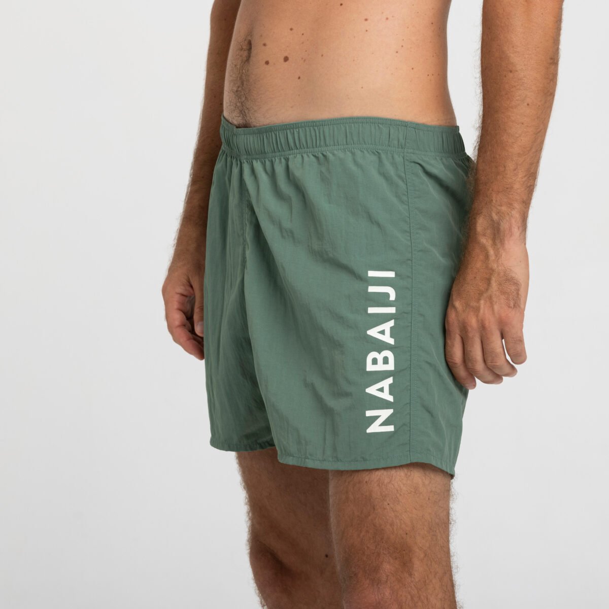 Men's Swim Shorts 100 Secure Fit & Stylish Green - Image 3