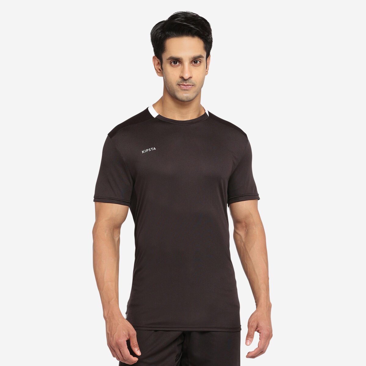 Men Football Jersey Short Sleeve F100 Black - Image 6