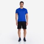 Men Running T-Shirt Breathable, Quick Dry, Kiprun 100 - Indigo Blue