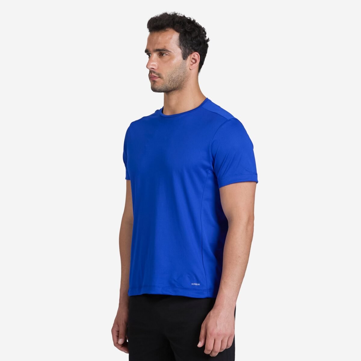 Men Running T-Shirt Breathable, Quick Dry, Kiprun 100 - Indigo Blue - Image 2