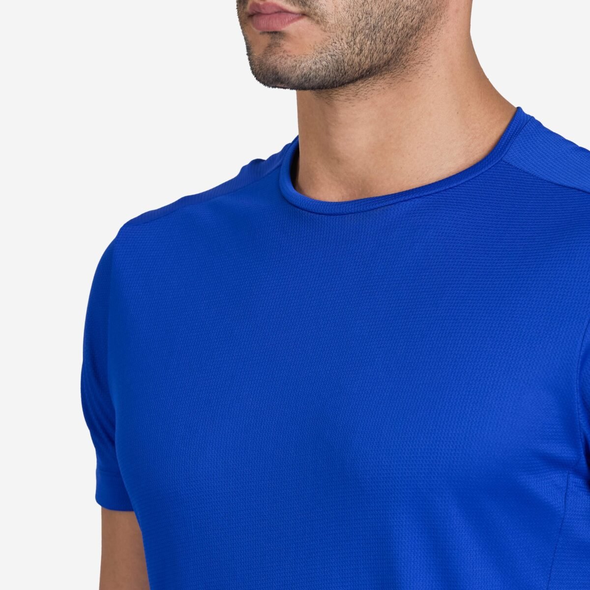 Men Running T-Shirt Breathable, Quick Dry, Kiprun 100 - Indigo Blue - Image 3