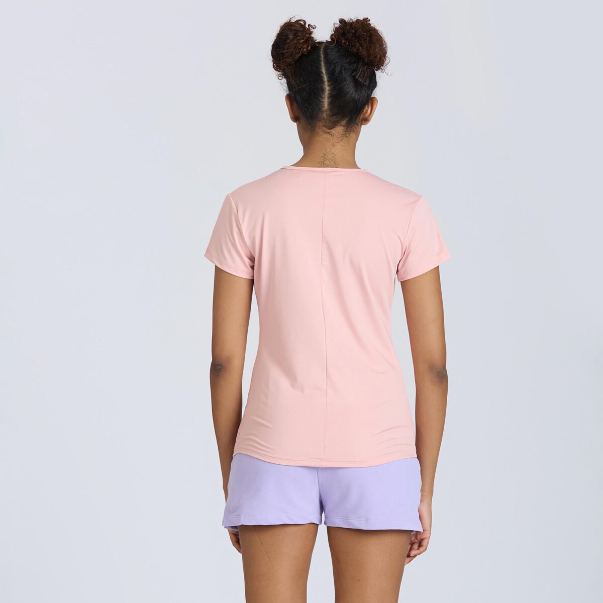 Women Gym T-Shirt Basic 100 - Sweet Pink - Image 2