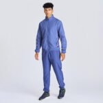 Men Fitness Tracksuit Jacket with Moisture Management FJA 100 - Comet Blue