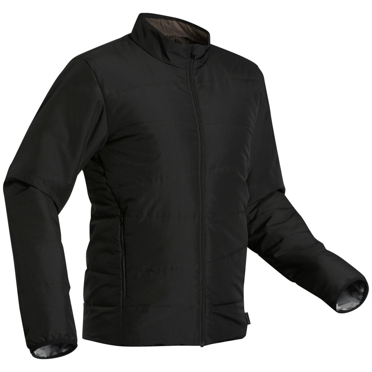 Men Puffer Jacket for Trekking - MT50 Black - Image 2