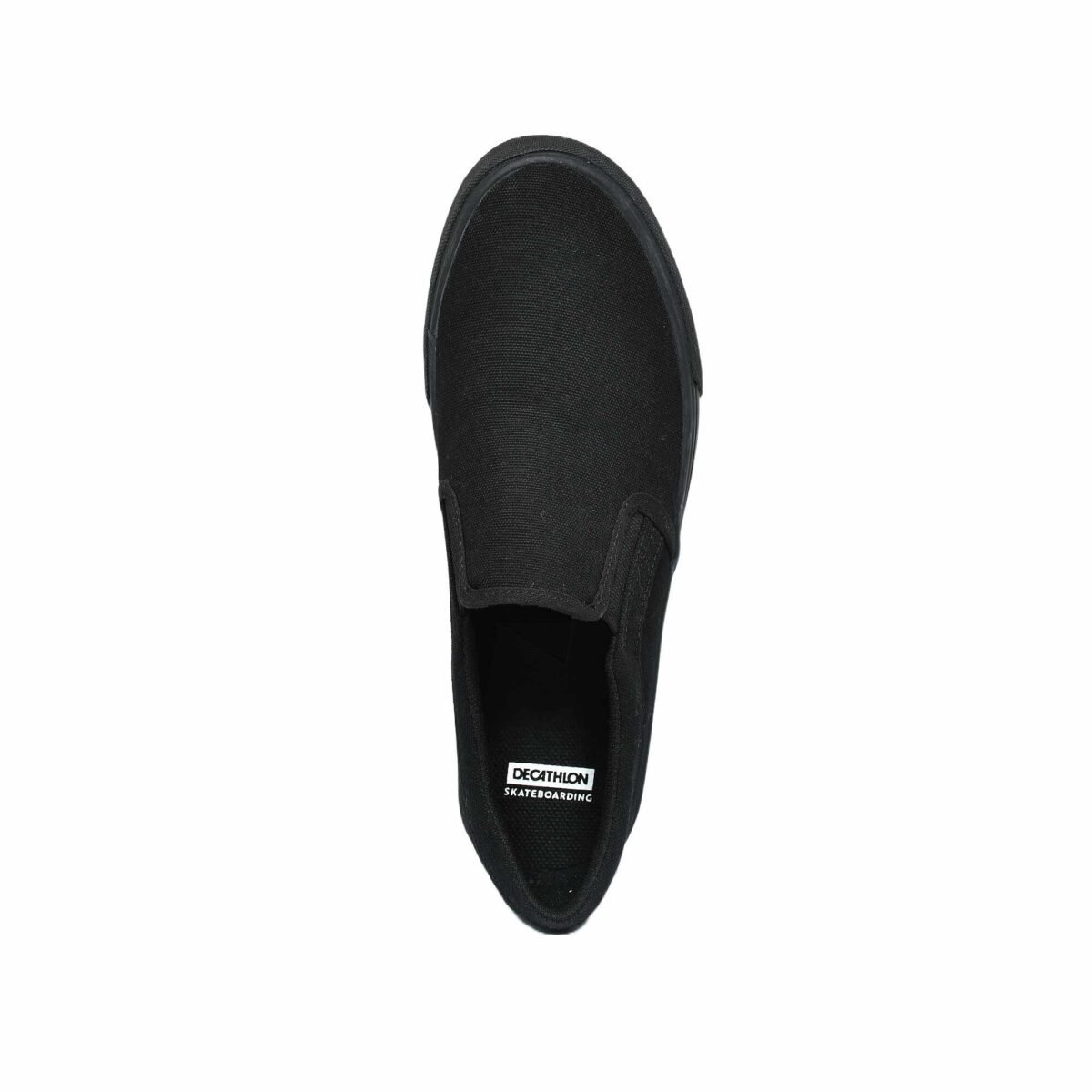 Slipon Skateboarding Canvas shoe- Black - Image 2