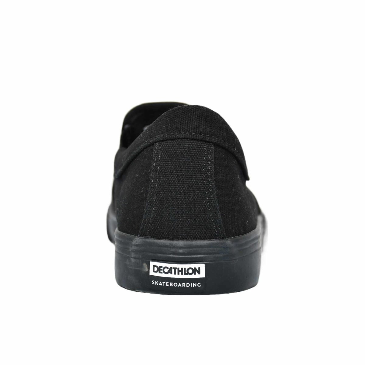 Slipon Skateboarding Canvas shoe- Black - Image 5