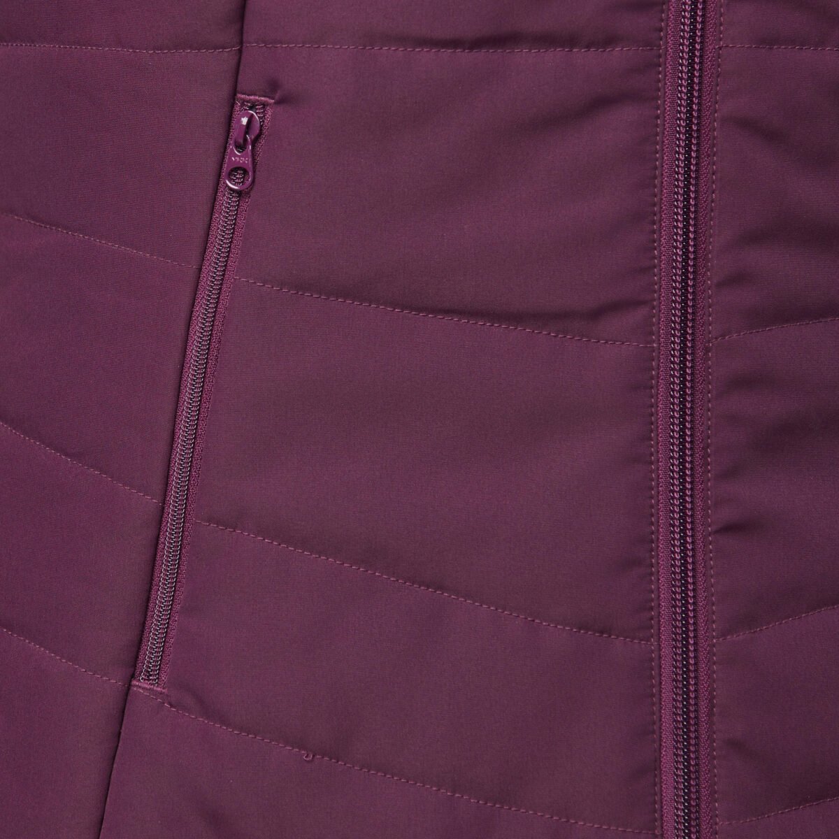 Women Puffer Jacket for Trekking - MT50 Purple - Image 5