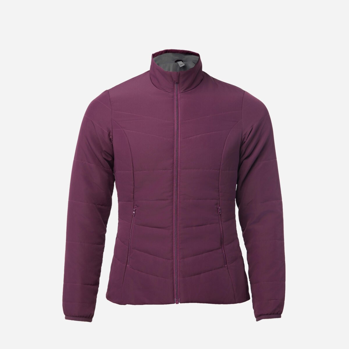 Women Puffer Jacket for Trekking - MT50 Purple - Image 6