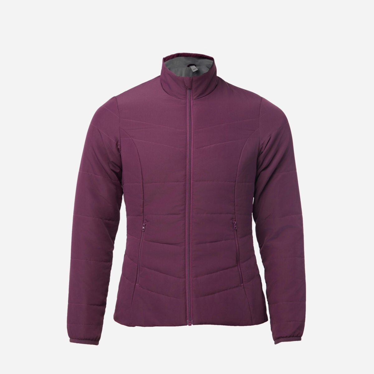 Women Puffer Jacket for Trekking - MT50 Purple - Image 6