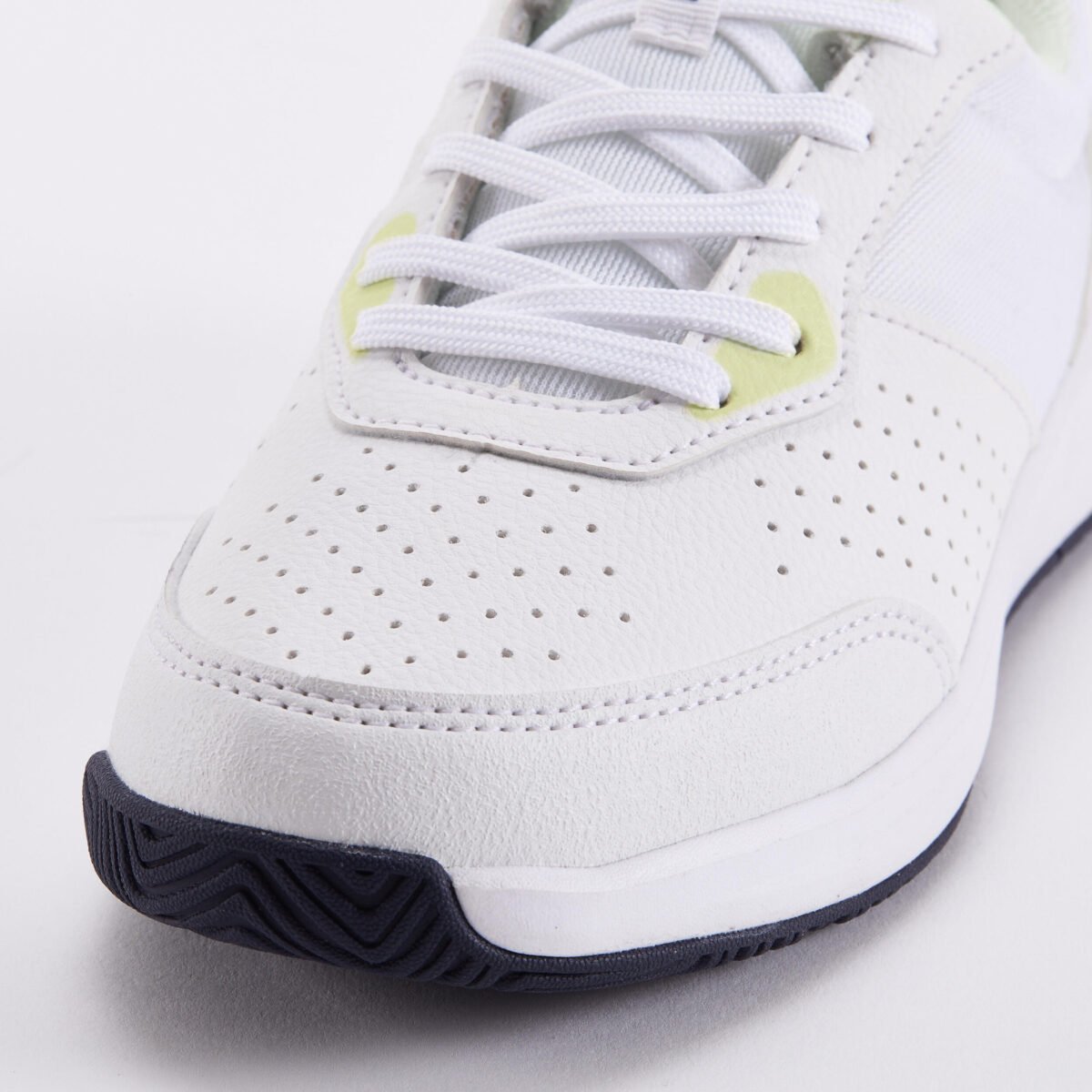 Kids' Lace-Up Tennis Shoes Essential - White & Yellow - Image 4