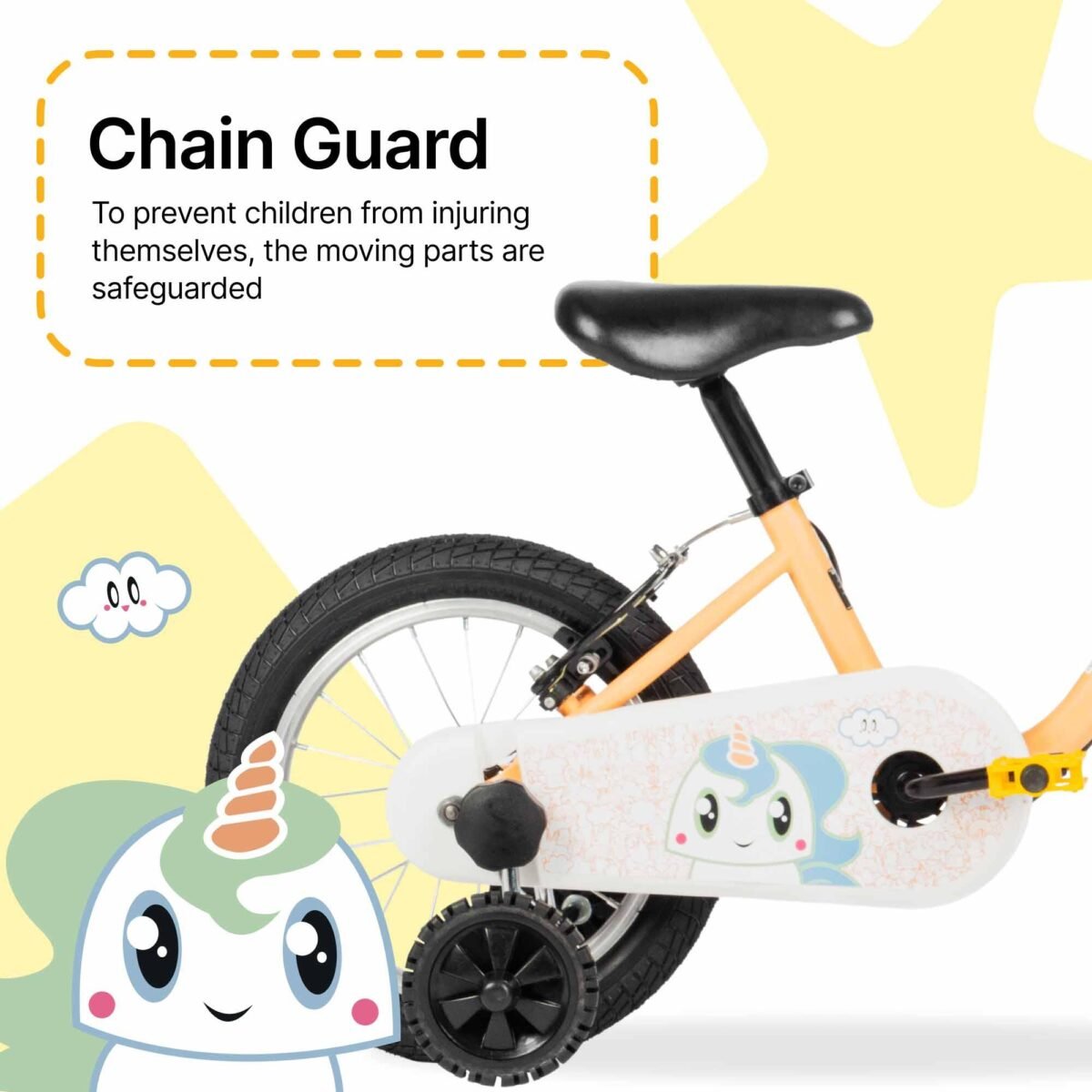 Kids Cycle 3 - 4 years (14 inch) - Unicorn - Image 5