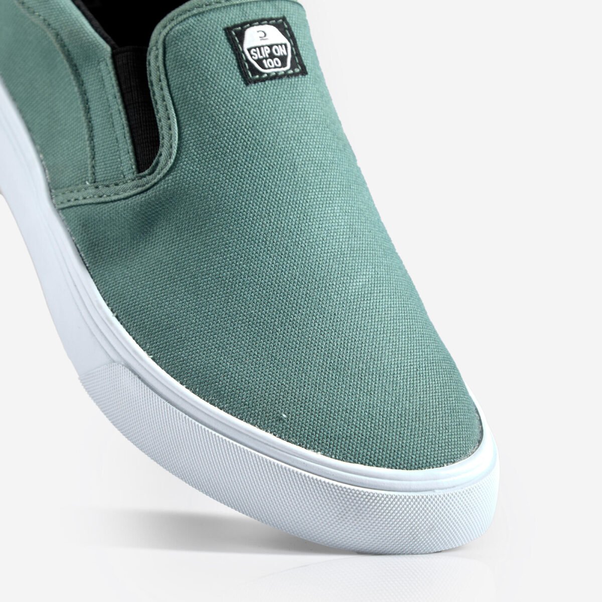 Slipon Skateboarding Canvas shoe - Khaki - Image 3