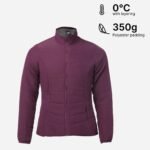 Women Puffer Jacket for Trekking - MT50 Purple