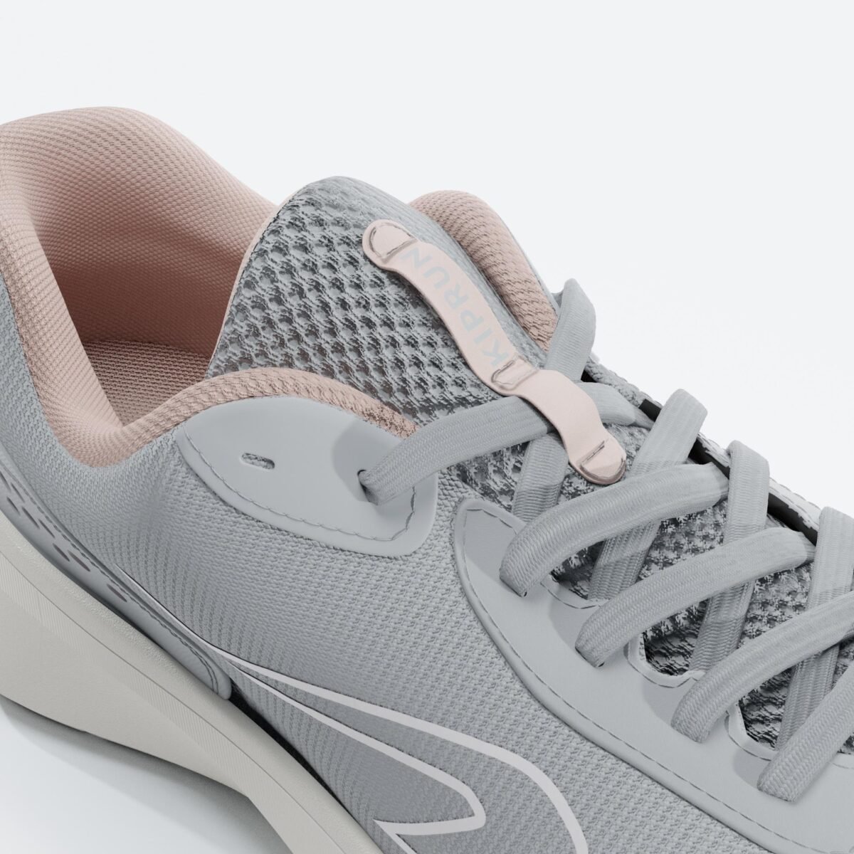 Women Running Shoes Lightweight, Cushioned, Upto 10km/week, Jogflow 100.1 - Grey - Image 6