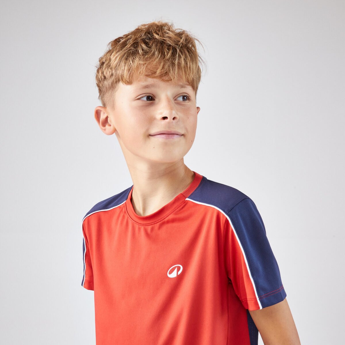Kids' Tennis Crew-Neck T-Shirt Dry - Red - Image 3